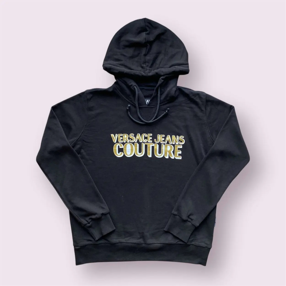 NWOT Versace Jeans Black Sweatshirt Graphic Hoodie